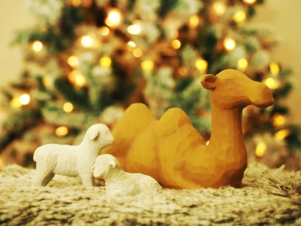 3pcs Sculpted Animal Set Christmas Decoration