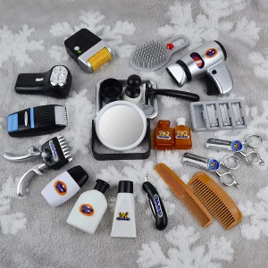 23Pcs Shaving and Grooming Pretend Play Kit