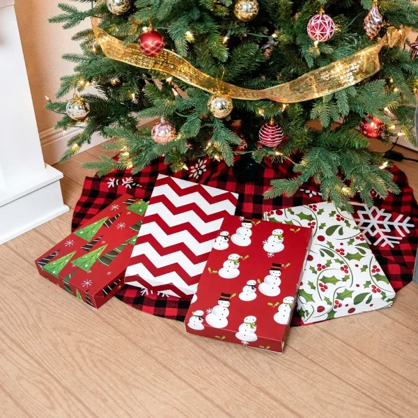 12pcs Christmas Shirt Boxes with Lid