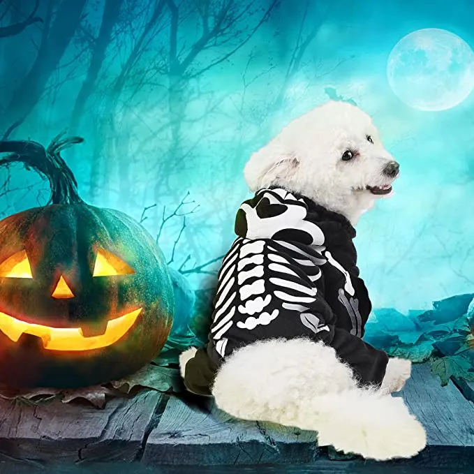 Skeleton Halloween Costume for Dogs
