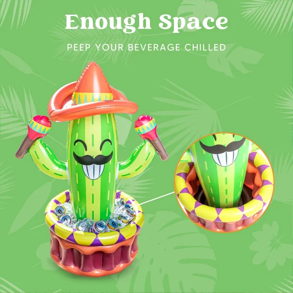 43in Inflatable Cactus Cooler