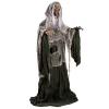 68in Standing Animated Halloween Witch Décor with LED Eyes