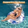 2pcs Inflatable Pool Floating Chair with Backrest