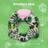 Tropical Leaves Inflatable Pool Chair Float Lounger