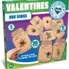 30Pcs Kids Valentines Cards With Bug Toy Set-Classroom Exchange Gifts