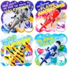 28Pcs Kids Valentines Cards with Diecast Airplane Toys-Classroom Exchange Gifts