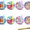 32Pcs Mini Bubble Maker Wands with Kids Valentines Cards for Classroom Exchange