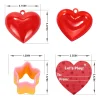 28Pcs Rainbow Spring Filled Hearts Set with Valentines Day Cards for Kids-Classroom Exchange Gifts