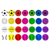28Pcs Bouncy Ball Filled Hearts Set with Valentines Day Cards for Kids-Classroom Exchange Gifts