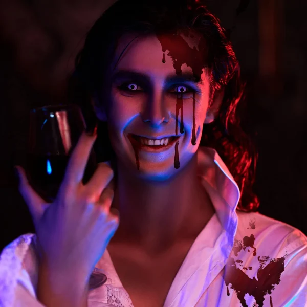 Vampire Blood Halloween Makeup