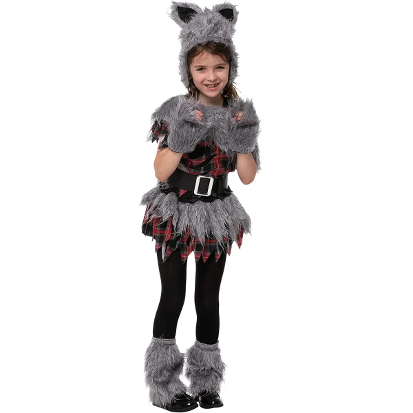 Top Quality Girls Werewolf Halloween Costume