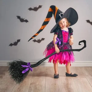 Witch Broom Halloween Decoration 55in