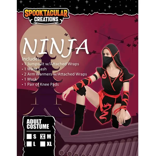 Women Ninja Halloween Costume
