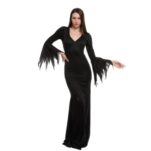 Womens Black Witch Dress Halloween Costume