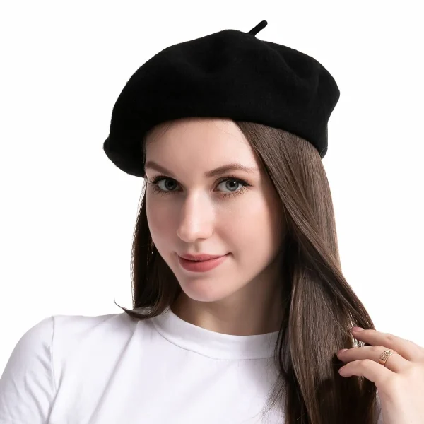 Womens Halloween Wool Beret Hat