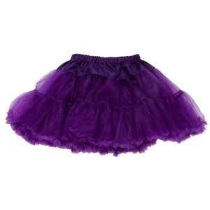 Womens Purple Fluffy Halloween Tutu Skirt