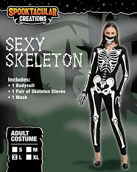 Women Skeleton Halloween Costume