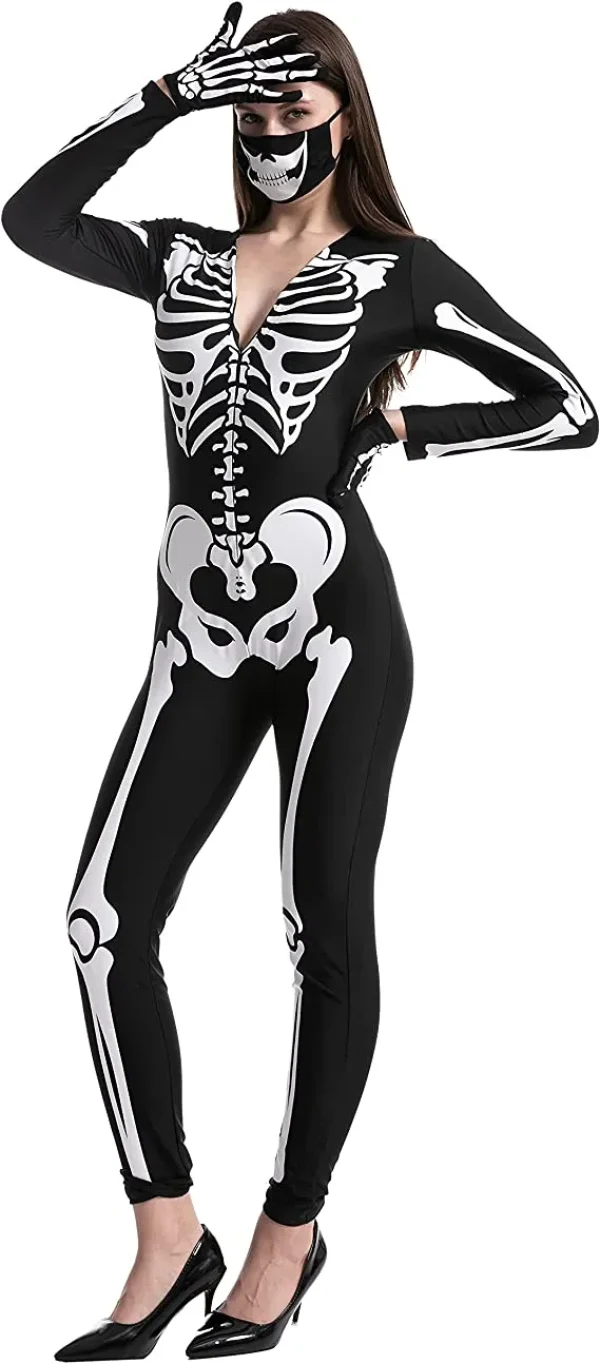 Womens Skeleton Halloween Costume