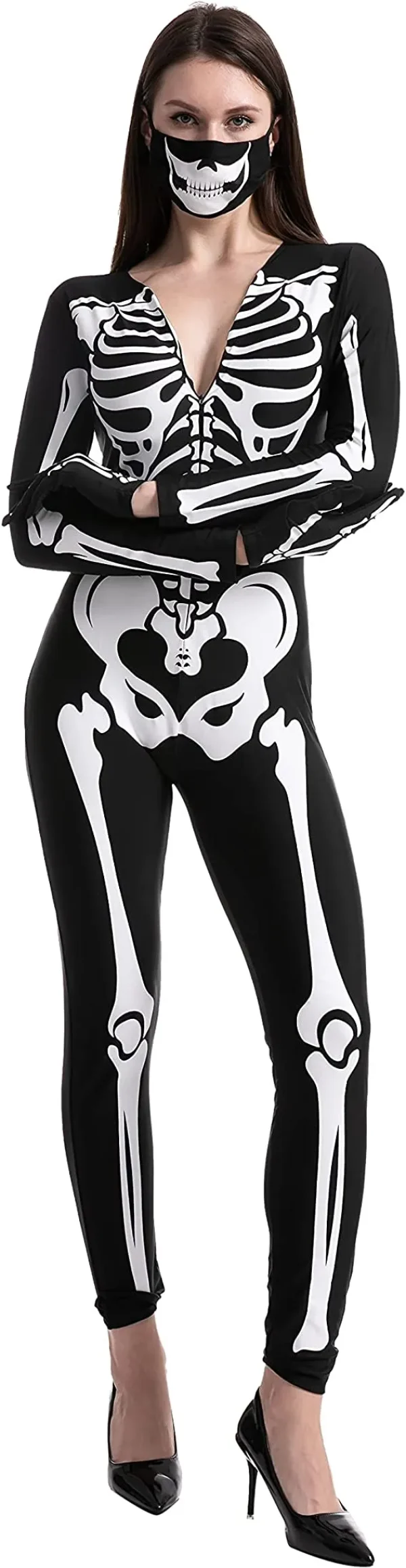 Womens Skeleton Halloween Costume
