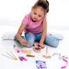 Wooden Princess Accessories Paint Kit, 21 Pcs - KLEVER KITS