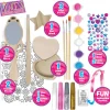 Wooden Princess Accessories Paint Kit, 21 Pcs - KLEVER KITS