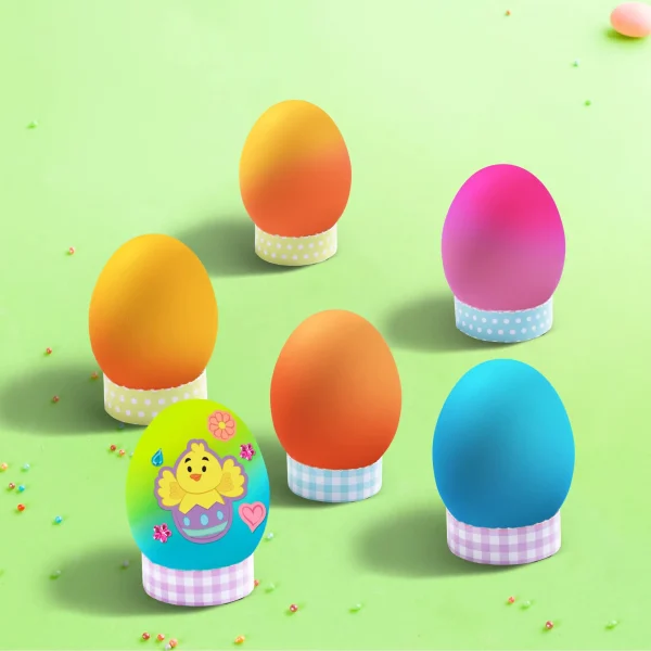 20Pcs DIY Gradient Color Easter Egg Decorating Kit