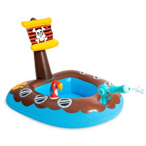 Inflatable Pirate Ship Float with Water Gun – SLOOSH