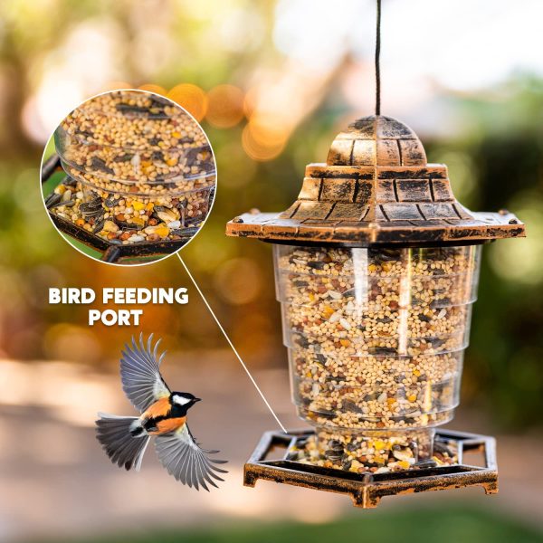 Wild Bird Feeder Hanging for Garden, 2 Pack