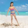 Girls 2 Piece Halter Tankini Swimsuit