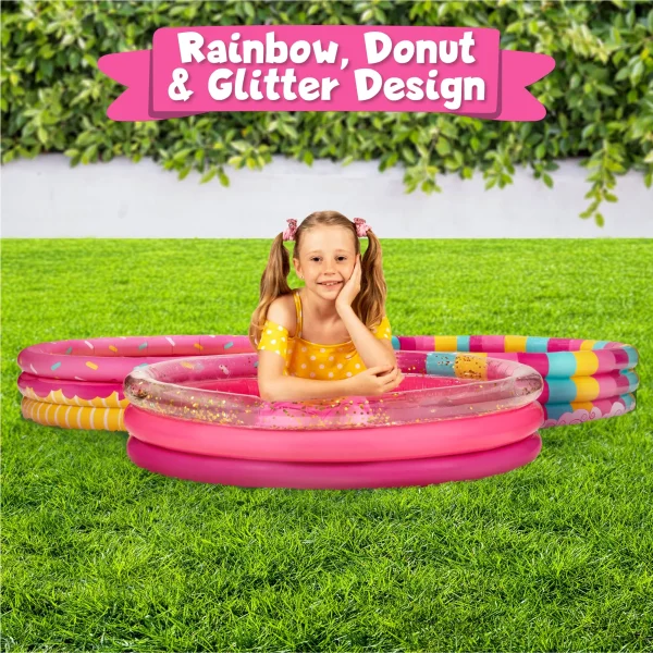 3pcs Like Nastya Kiddie Inflatable Swimming Pool
