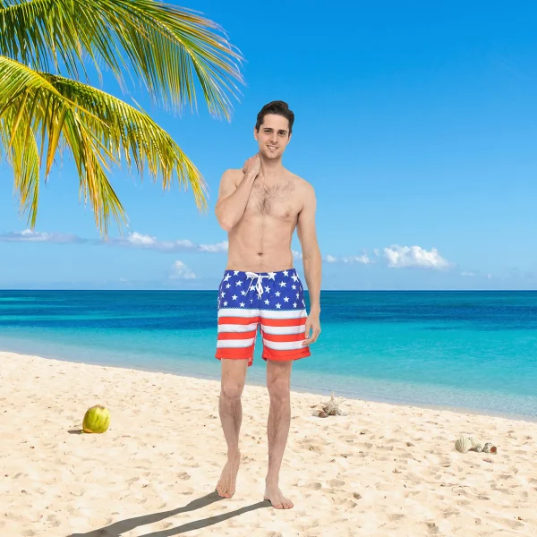 Men's Swim Trunks ( American Flag)