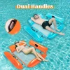 2pcs Inflatable Floating Pool Hammock with Side Arms