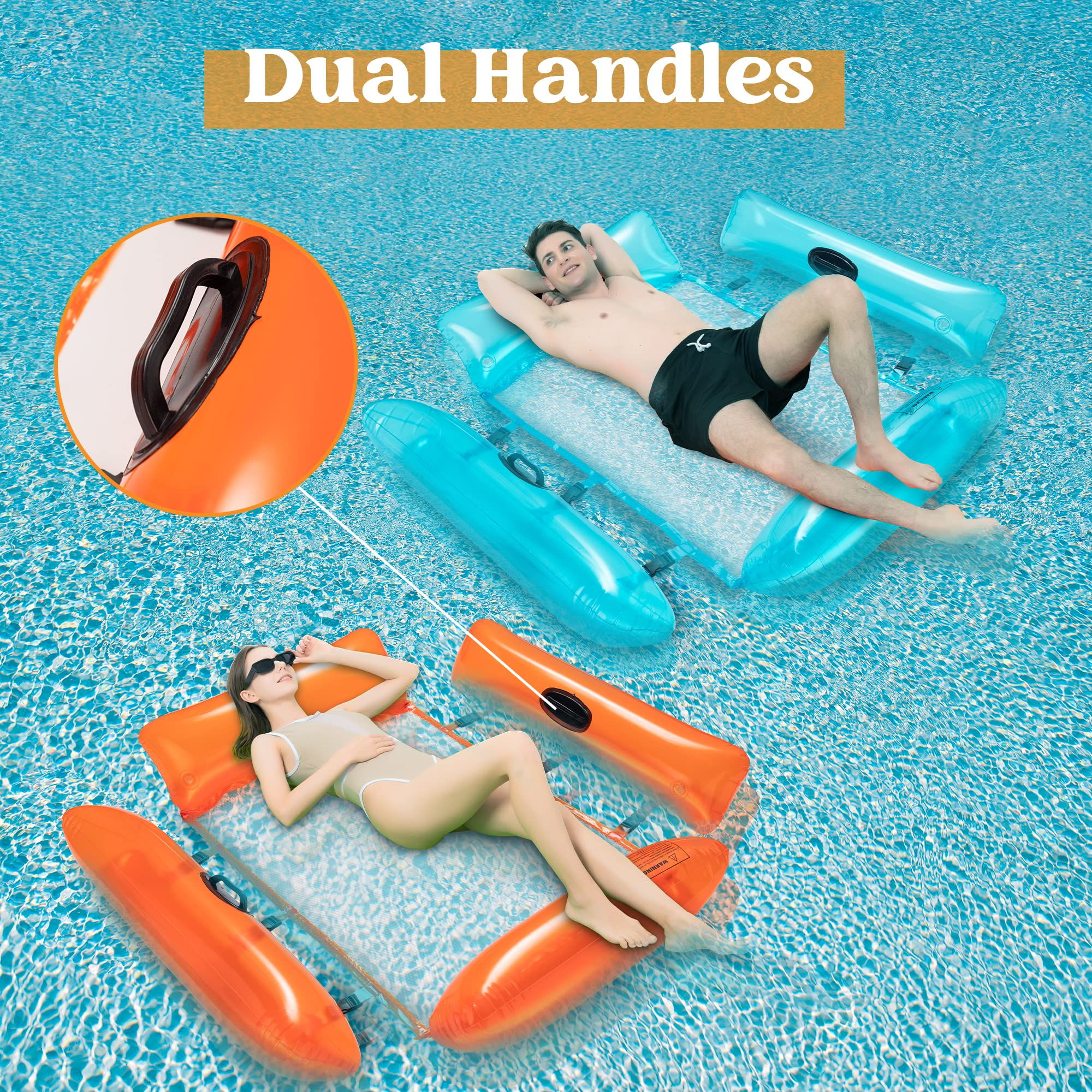 Pool Floats Hammock with Side Arms, 2 Packs – SLOOSH