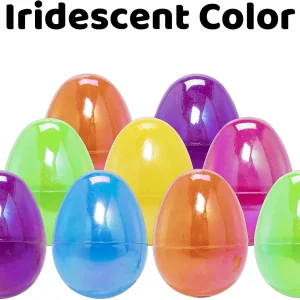 24Pcs Iridescent Eggshells 2.36in