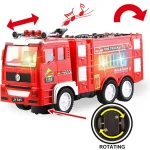 3pcs Toy Trucks with 4D Lights and Music