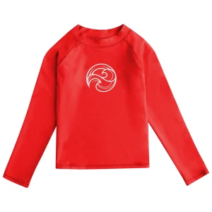 Boys & Girls Long Sleeve Rash Guard Swimsuit (Red) – SLOOSH