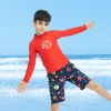 Boys and Girls Long Sleeve Rashguard Swimsuit -5T