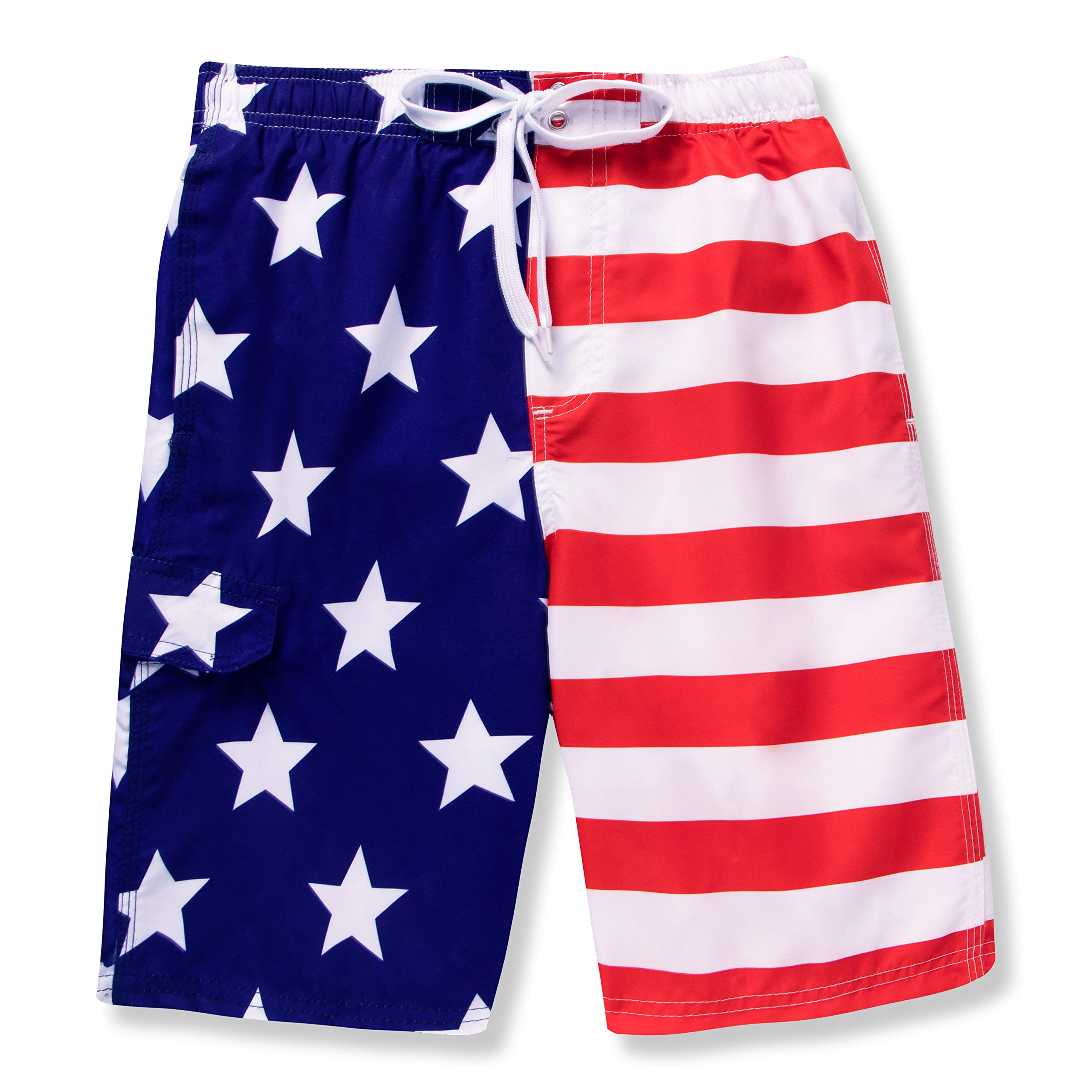 Boys Swim Trunks (USA Flag) – SLOOSH