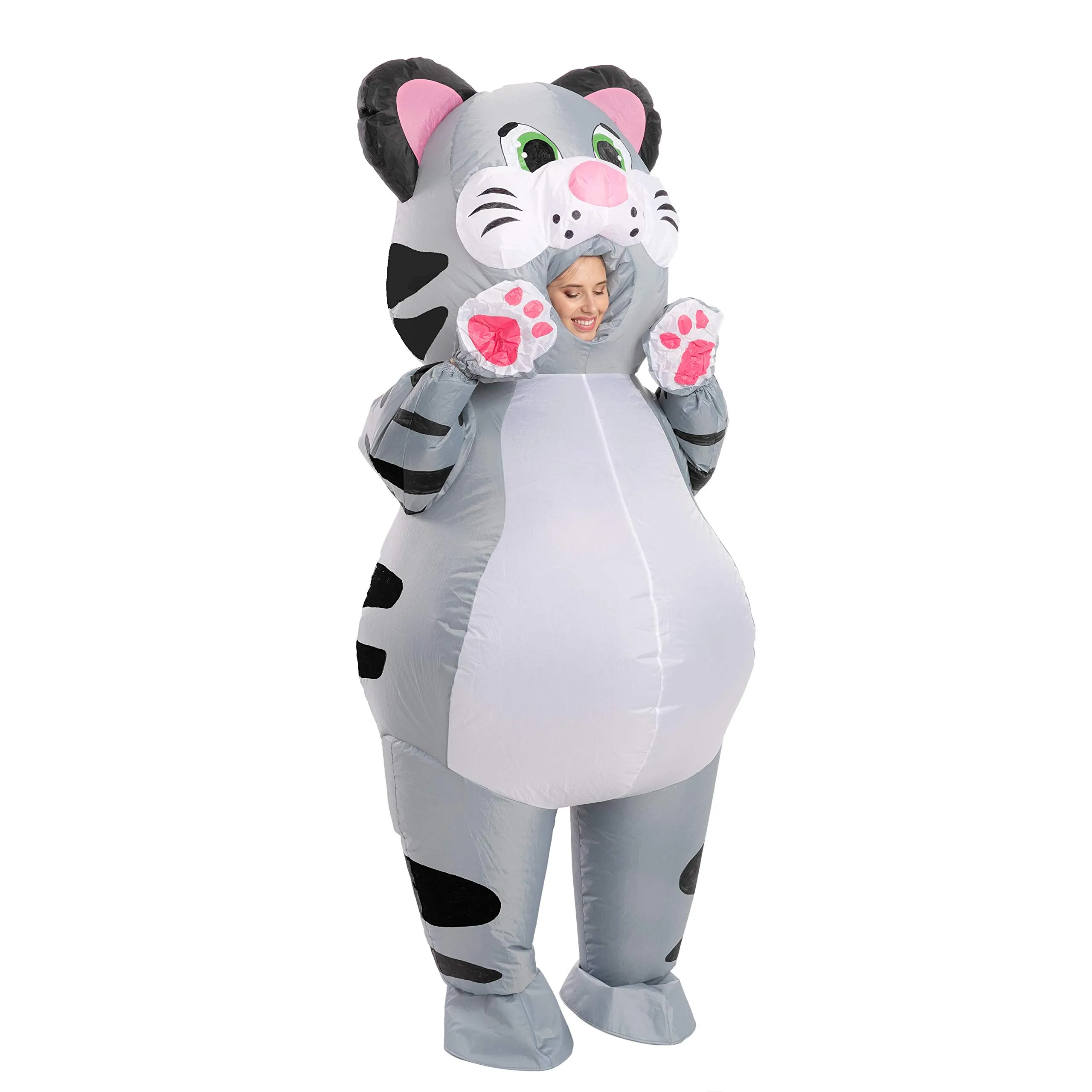 最大72％オフ！ Tiger Wild Cat Mascot Costume Adult Size for Men Women Height 5'3