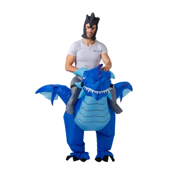 Top Quality Adult Inflatable Ice Dragon Halloween Costume