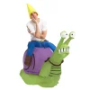 Adult Unisex Inflatable Ride-on Snail Halloween Costume