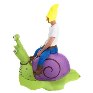 Adult Inflatable Ride-on Snail Halloween Costume