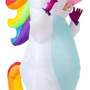 Adult Inflatable Pink Unicorn Halloween Costume