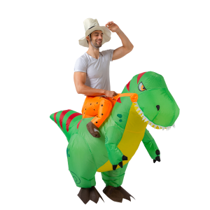 Unisex Inflatable Ride-On Dinosaur Costume – Adult