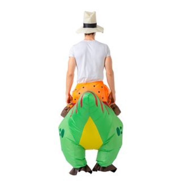 Unisex Inflatable Ride-On Dinosaur Costume - Adult