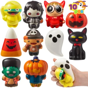 10Pcs  Squishy Toys for Halloween