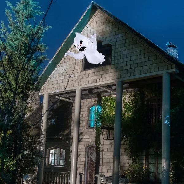 3.5ft Light up Inflatable Ghost Broke out from Window