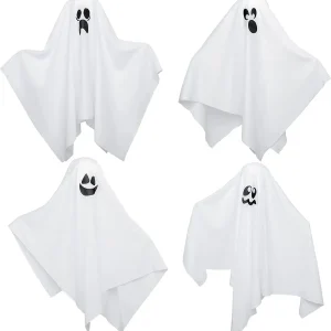 4pcs Halloween Flying Ghost Decoration 19in