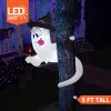5ft Inflatable Halloween Ghost Twining Around Tree