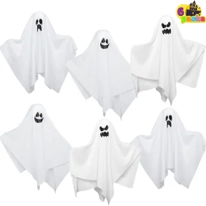 6pcs Cute Hanging Ghost Decoration 19in